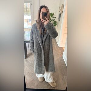 S’ Max Mara Gray Teddy Coat